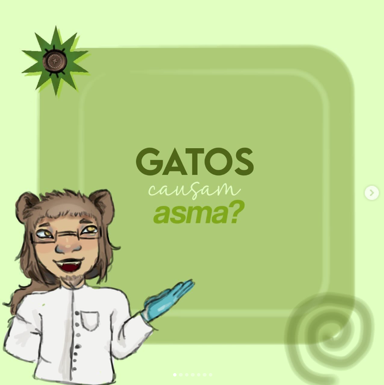 Gatos causam asma